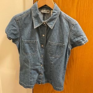 Gap Short-Sleeve Jean Shirt